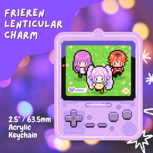 Frieren Lenticular Keychain