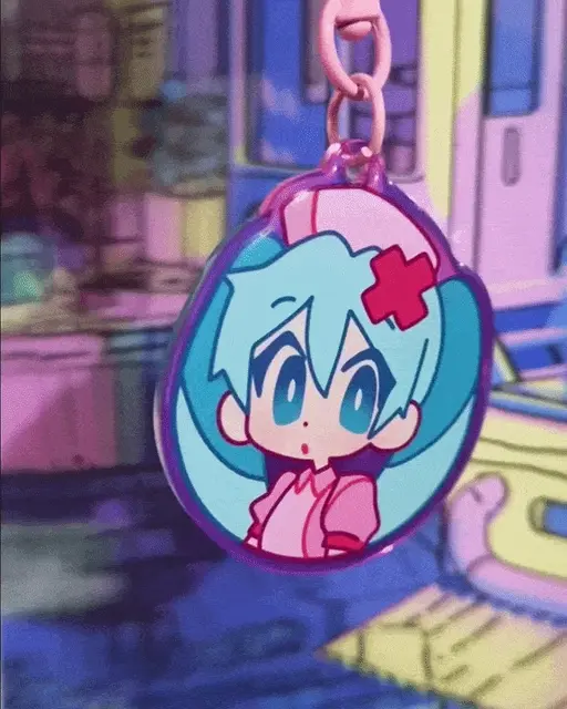 Love Ward Miku Keychain