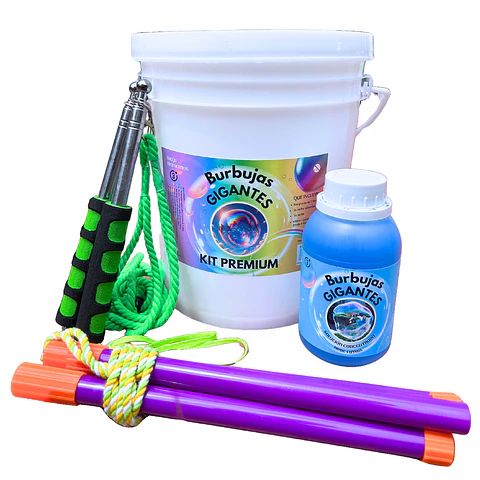 Kit Premium de Burbujas Gigantes