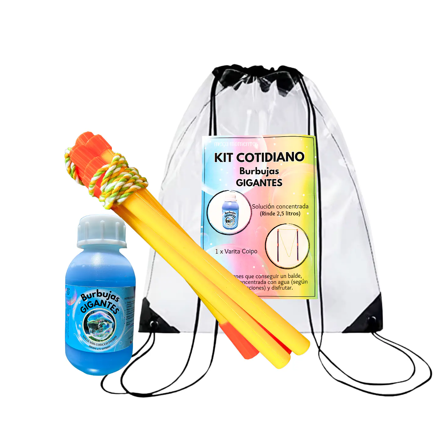 Kit Cotidiano de Burbujas Gigantes 1