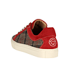 Red Brown Plaid Wool Sneakers Just Burel