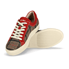 Red Brown Plaid Wool Sneakers Just Burel