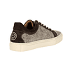 Brown Herringbone Wool Sneaker - Just Burel
