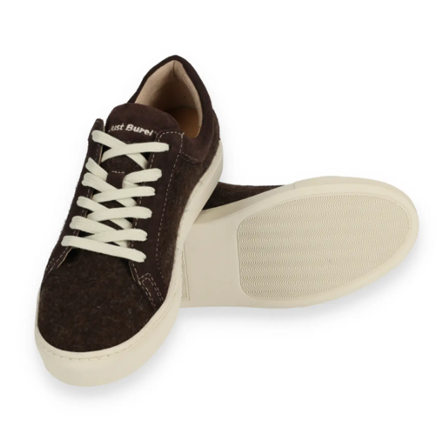 Brown Plain Brown Wool Sneaker Just Burel 5