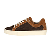 Brown Plain Cognac Wool Sneakers Just Burel