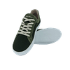 Just Burel Plain Green Wool Sneakers