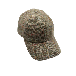 Boné Baseball Espinha Verde Tweed Just Burel