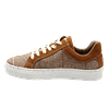 Brown Herringbone Wool Summer Sneakers Just Burel