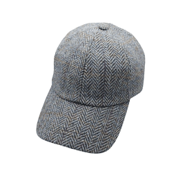 Baseball Cap Espinha Azul Claro Tweed Just Burel