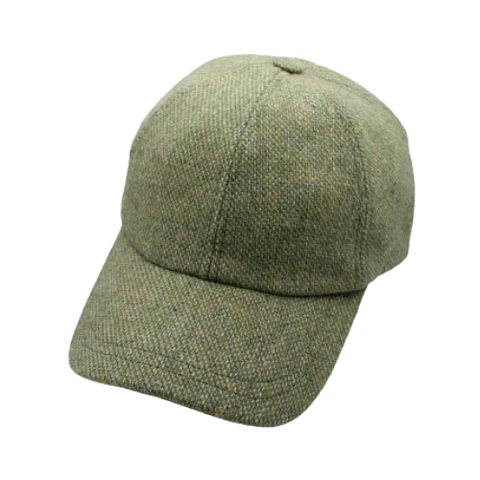 Baseball Cap Verde Liso Piquet Just Burel