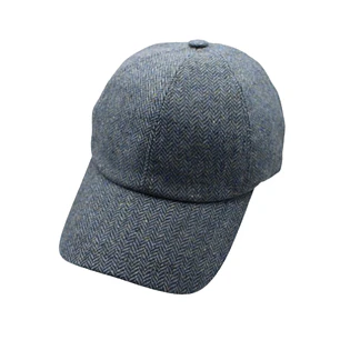 Baseball Cap Herringbone Blue AM Just Burel