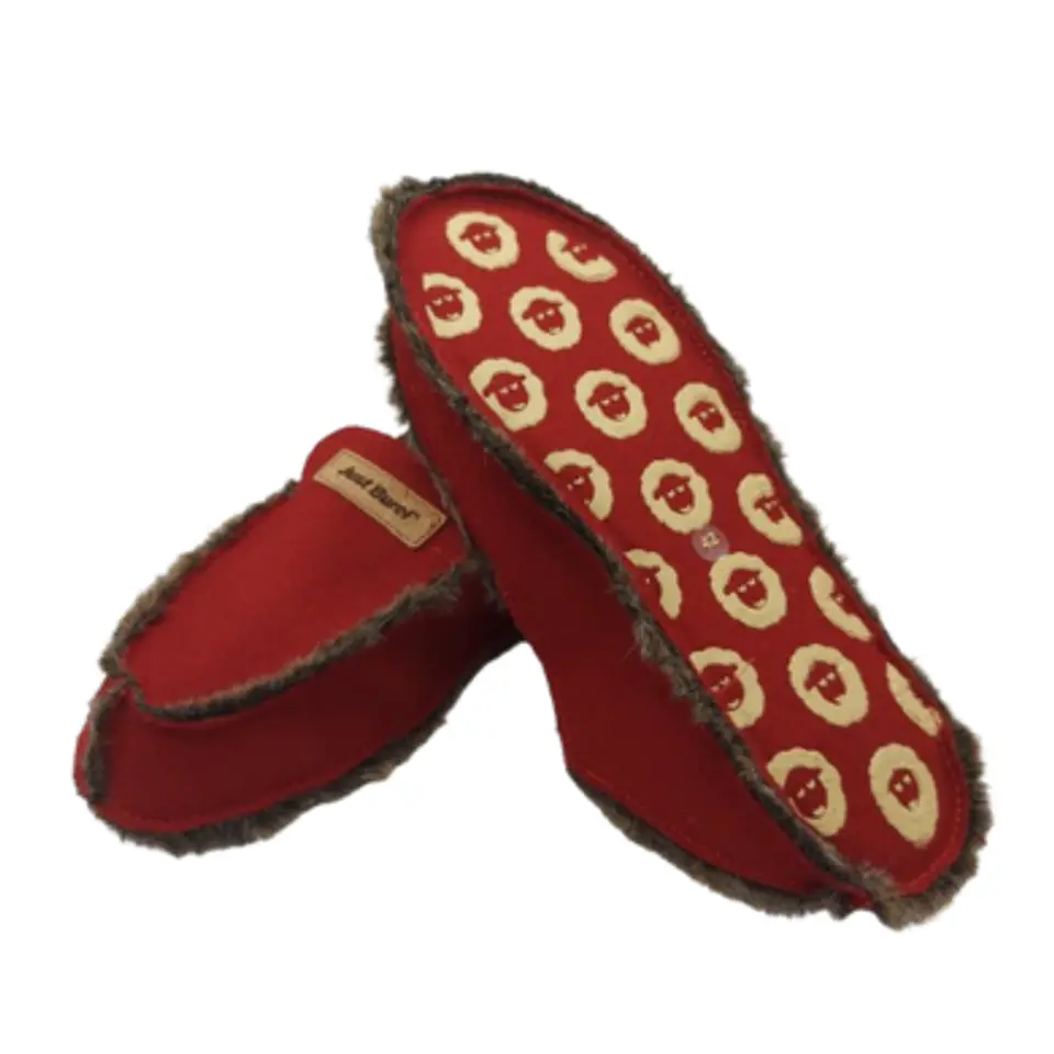 Pantufo Lã Vermelho Just Burel 2