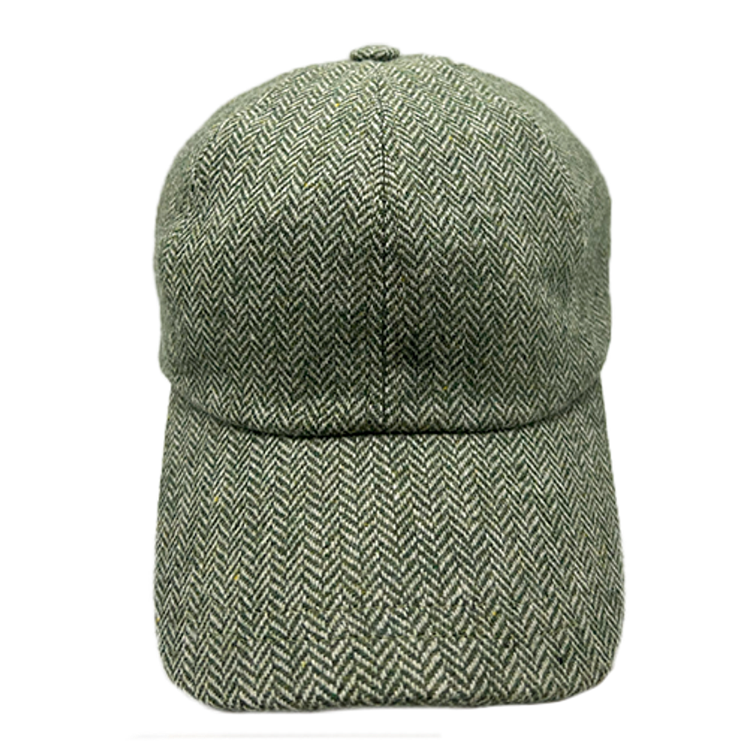 Baseball Cap Herringbone Light Green AM Just Burel 2