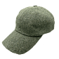 Baseball Cap Herringbone Light Green AM Just Burel - thumbnail 1