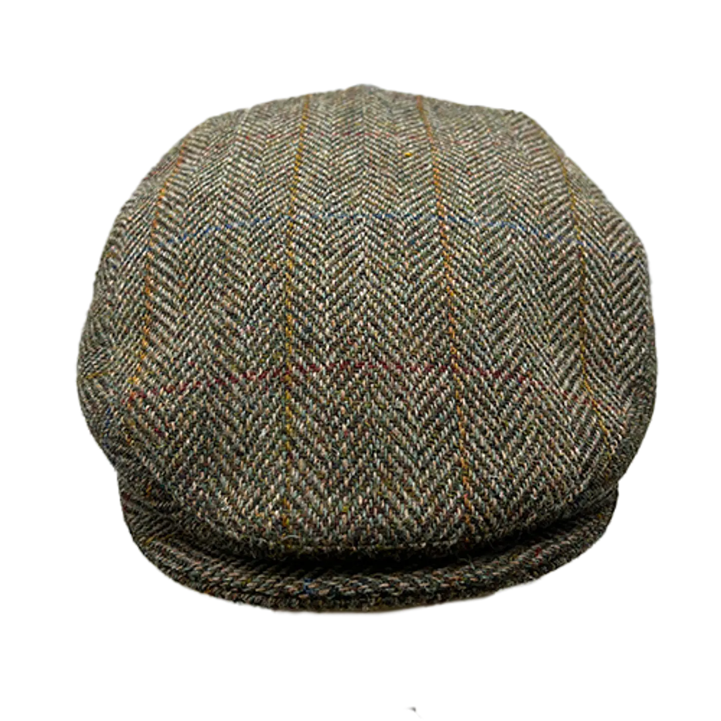 Flat Cap Green Herringbone Tweed Just Burel 3
