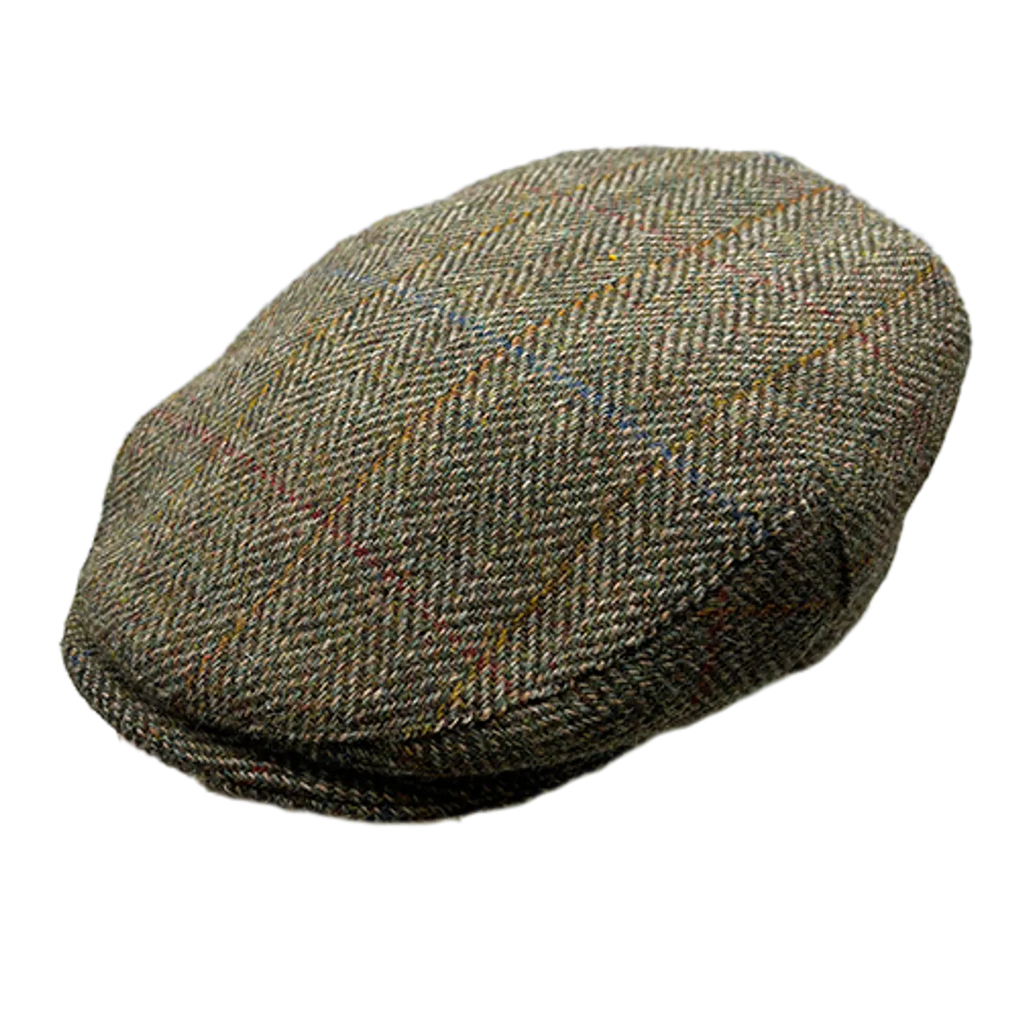 Flat Cap Green Herringbone Tweed Just Burel 2