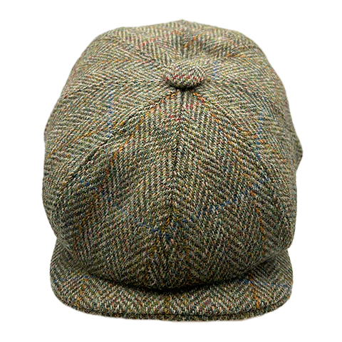 Peaky Blinder Espinha Mescla Verde Tweed Just Burel