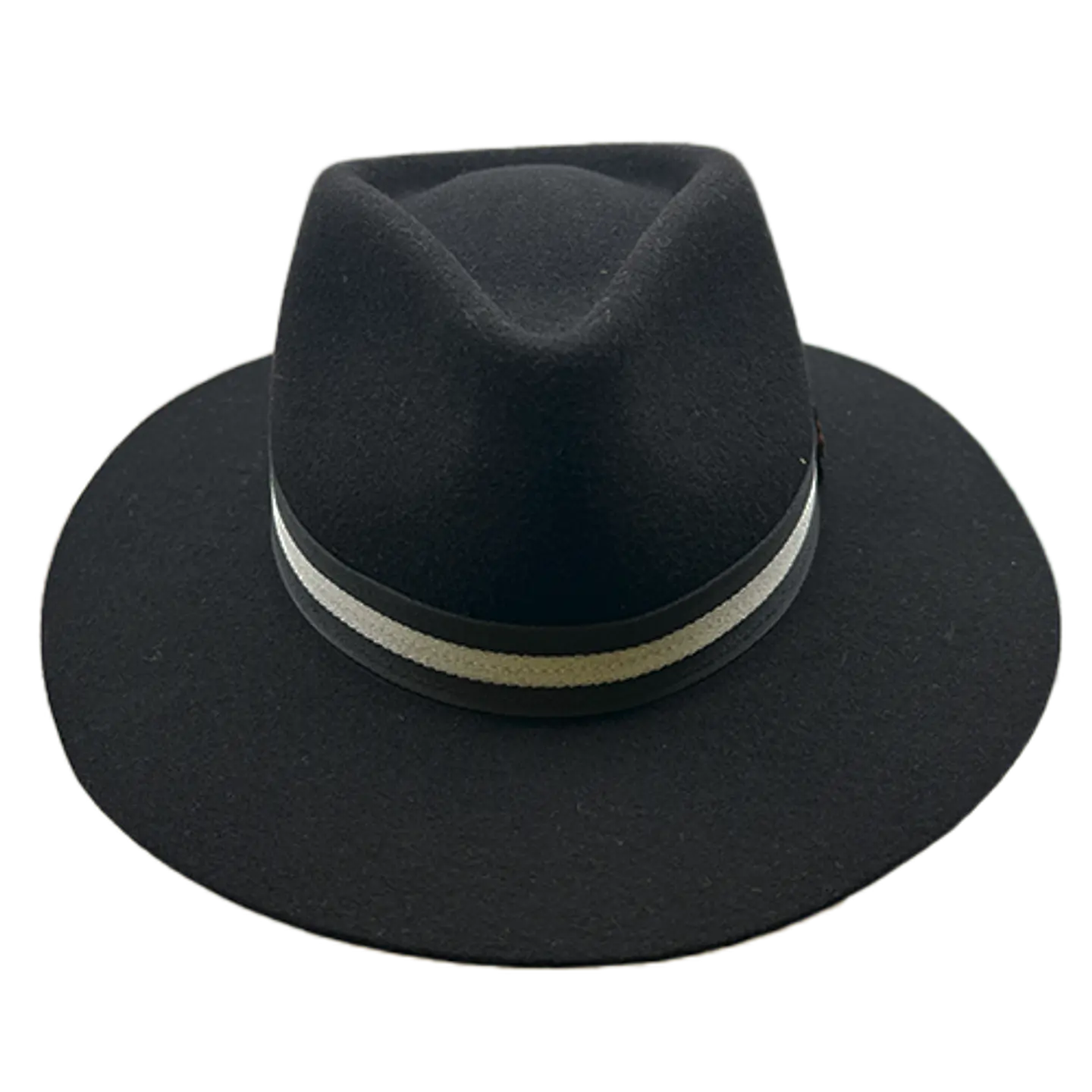 Chapéu Fedora de Feltro de Lã Merino Preto | Just Burel 2
