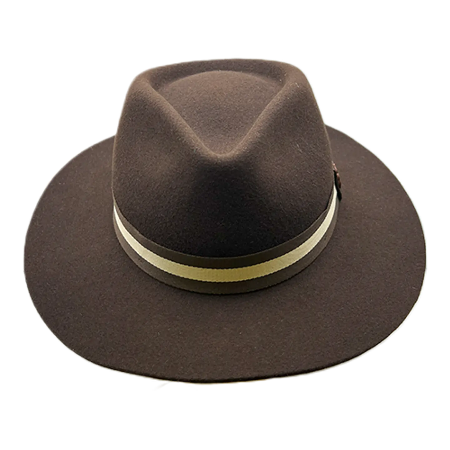 Wool Fedora Hat Dark Brown Just Burel 2