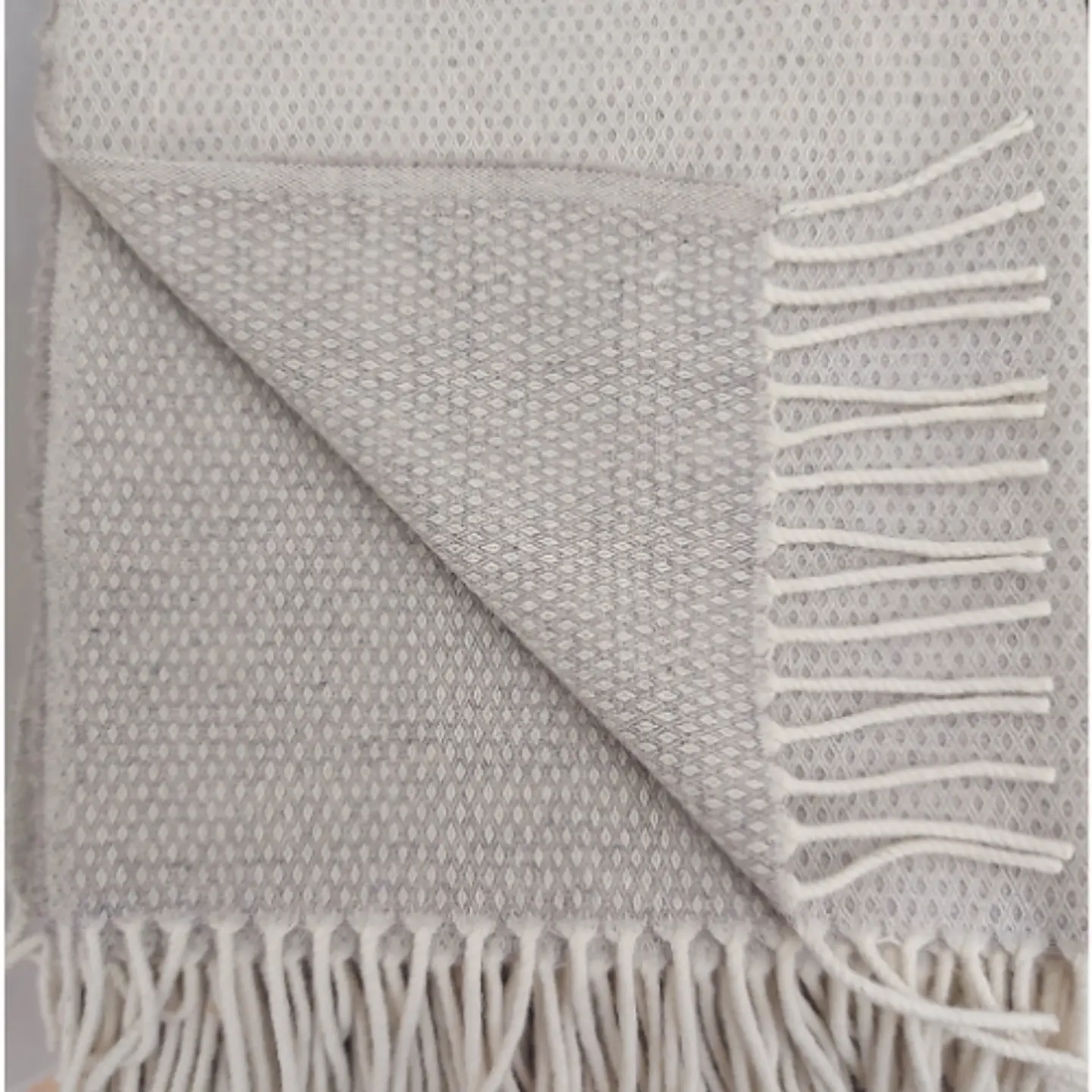 Wool Blanket Beige Just Burel 1