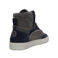 Bota Lã Cinza Azul Marinho Just Burel - Thumbnail 3