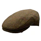 Flat Cap Green Herringbone Tweed Just Burel - thumbnail 1