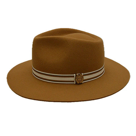 Fedora Wool Merino Felt Bege Just Burel