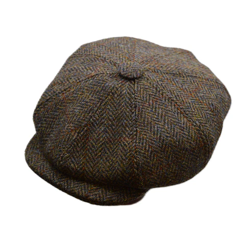 Peaky Blinder Espinha Mescla Castanha Tweed Just Burel