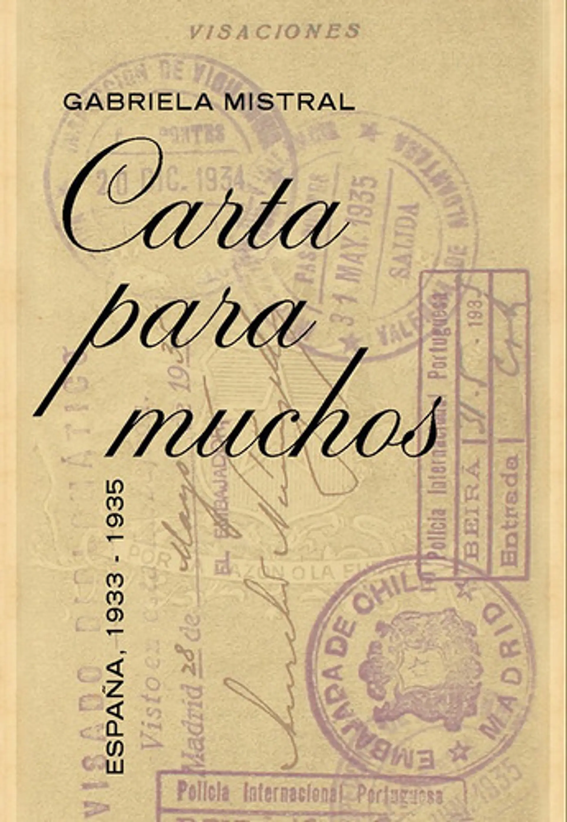 Carta Para Muchos, Gabriela Mistral 1