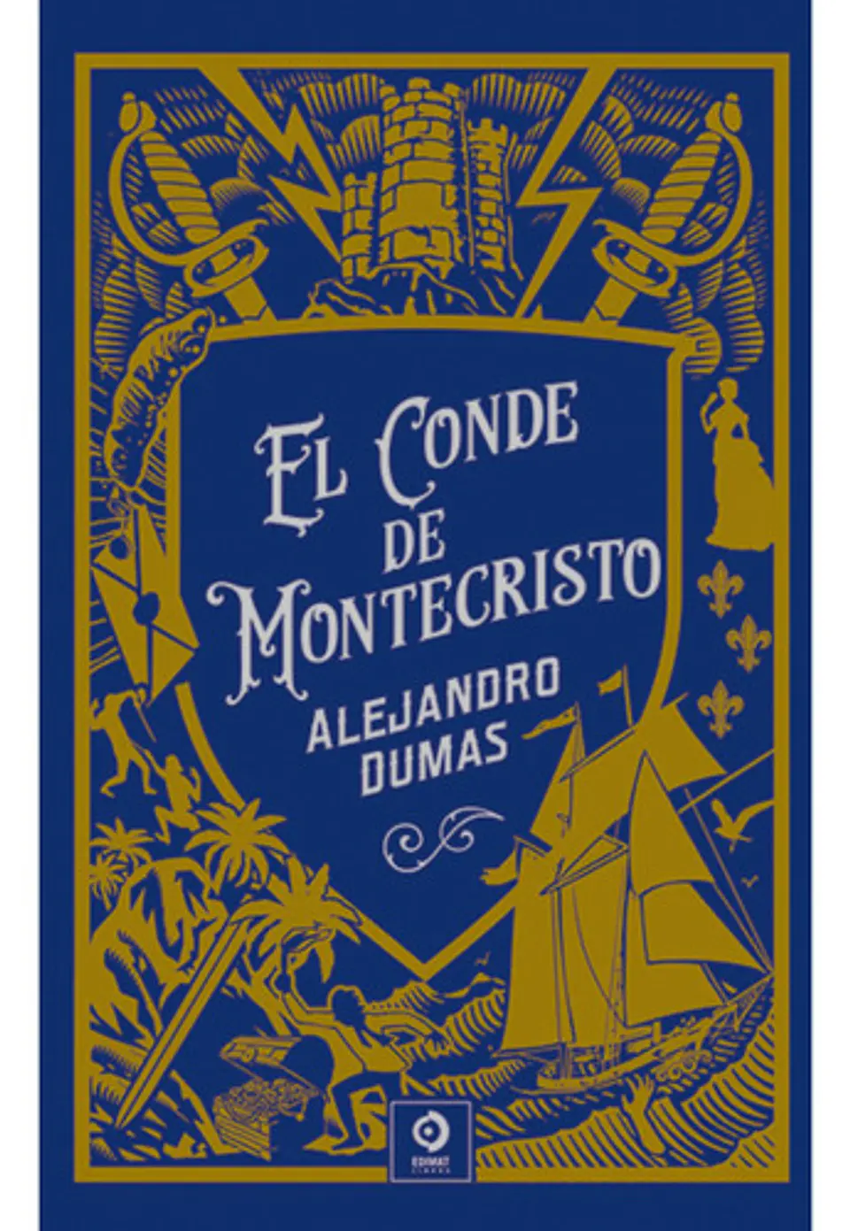 El Conde De Montecristo De Dumas Alejandro Editorial Edimat Libros Tapa Dura 1