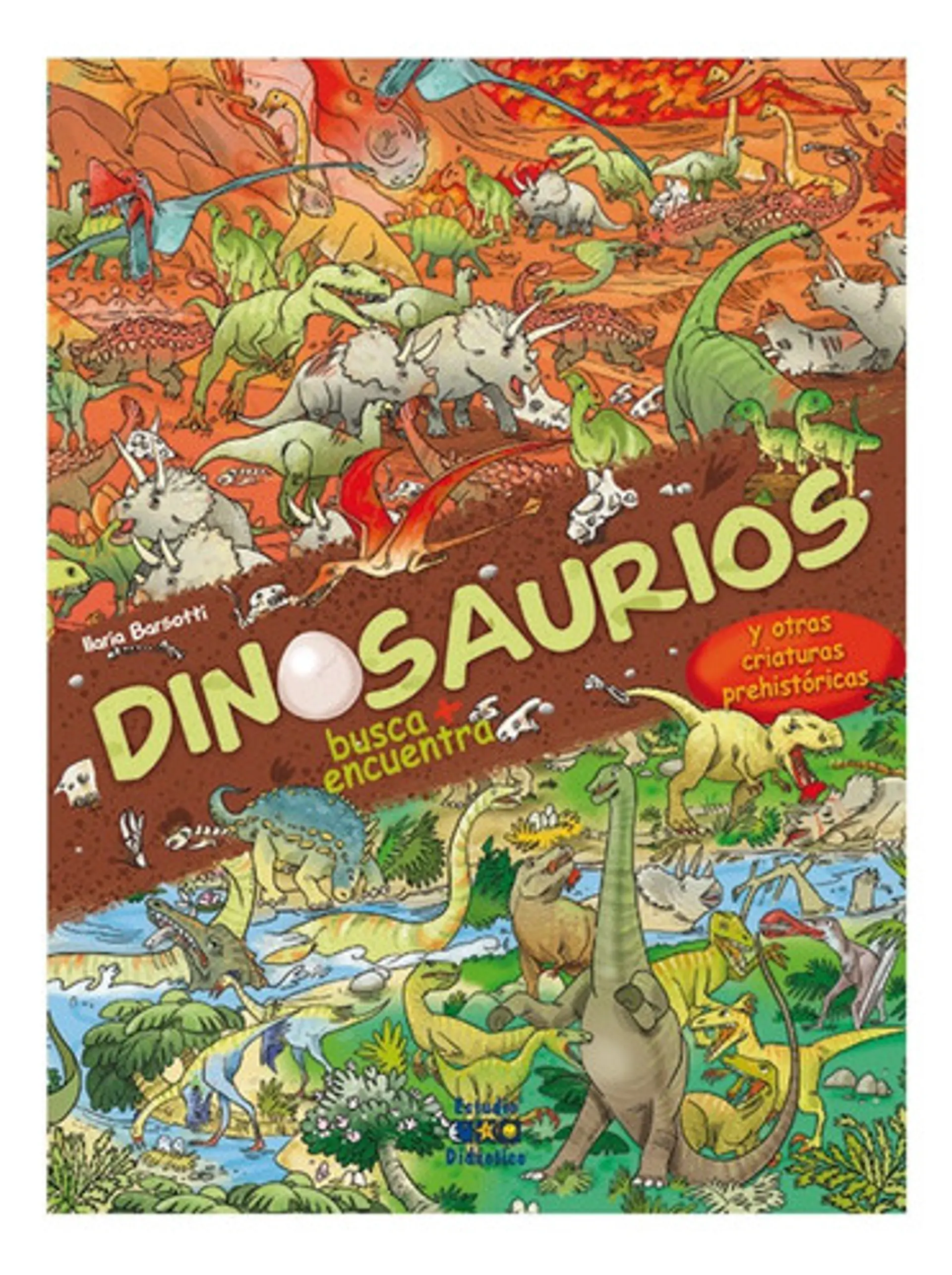 Dinosaurios. Busca, Encuentra Y Colorea... 1