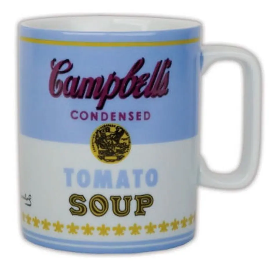 Tazón - Andy Warhol, Campbell Soup, Azul 1