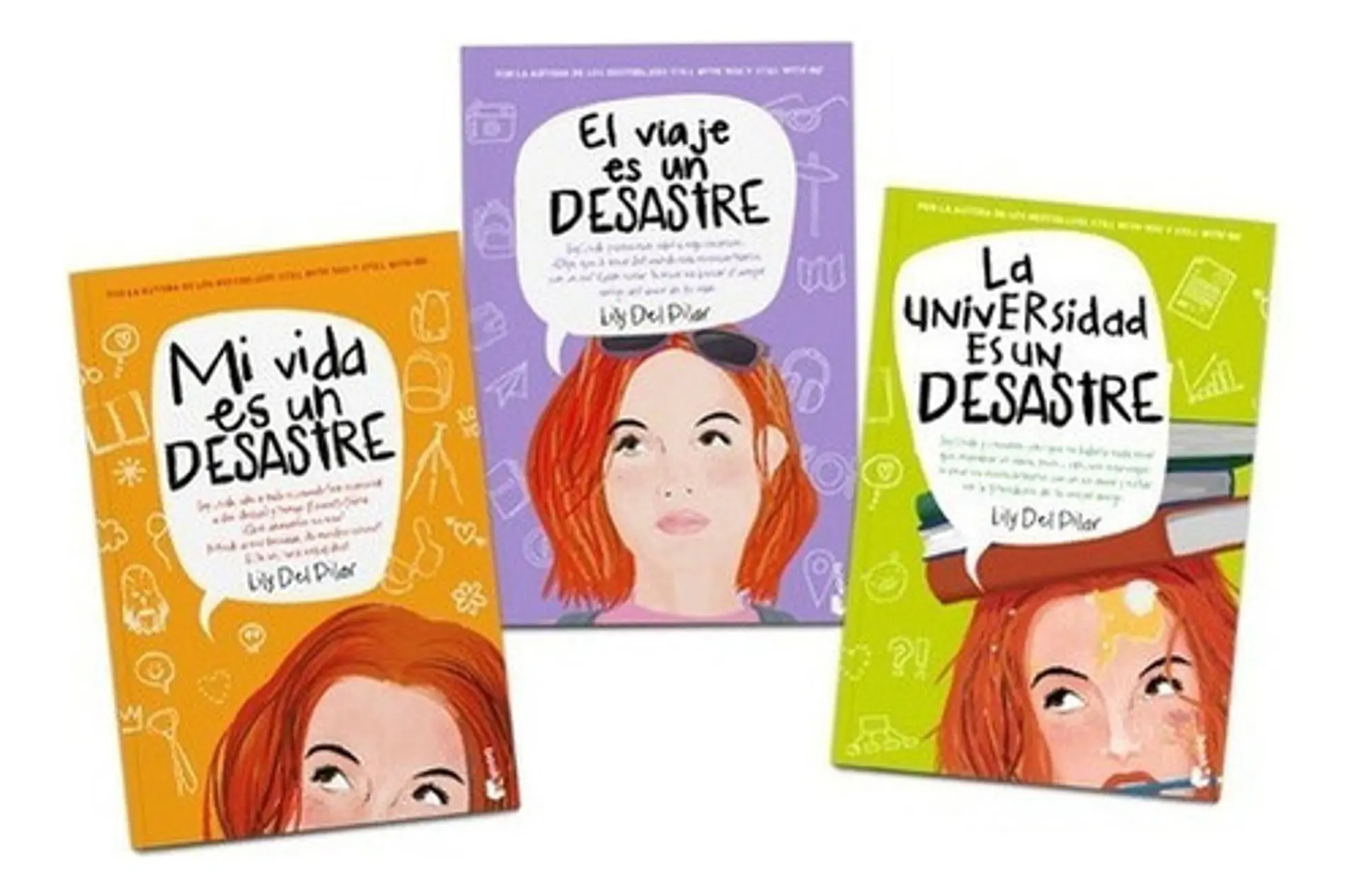 Pack Lily Del Pilar Universidad + Mi Vida + El Viaje, De Lily Del Pilar., Vol. 1.0. Editorial Booket, Tapa Blanda En Español, 2022 1