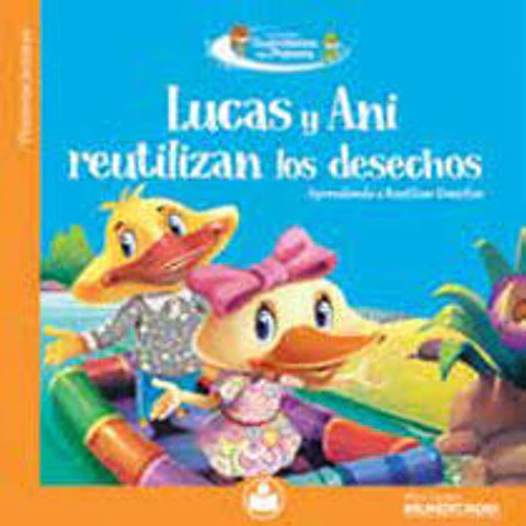 Lucas y Ani reutilizan los deshechos. Mundicrom