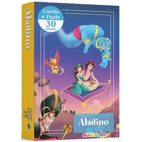 Aladino. Cuento + puzle. Mundicrom