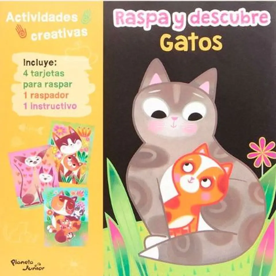 Raspa y descubre - Gatos 1