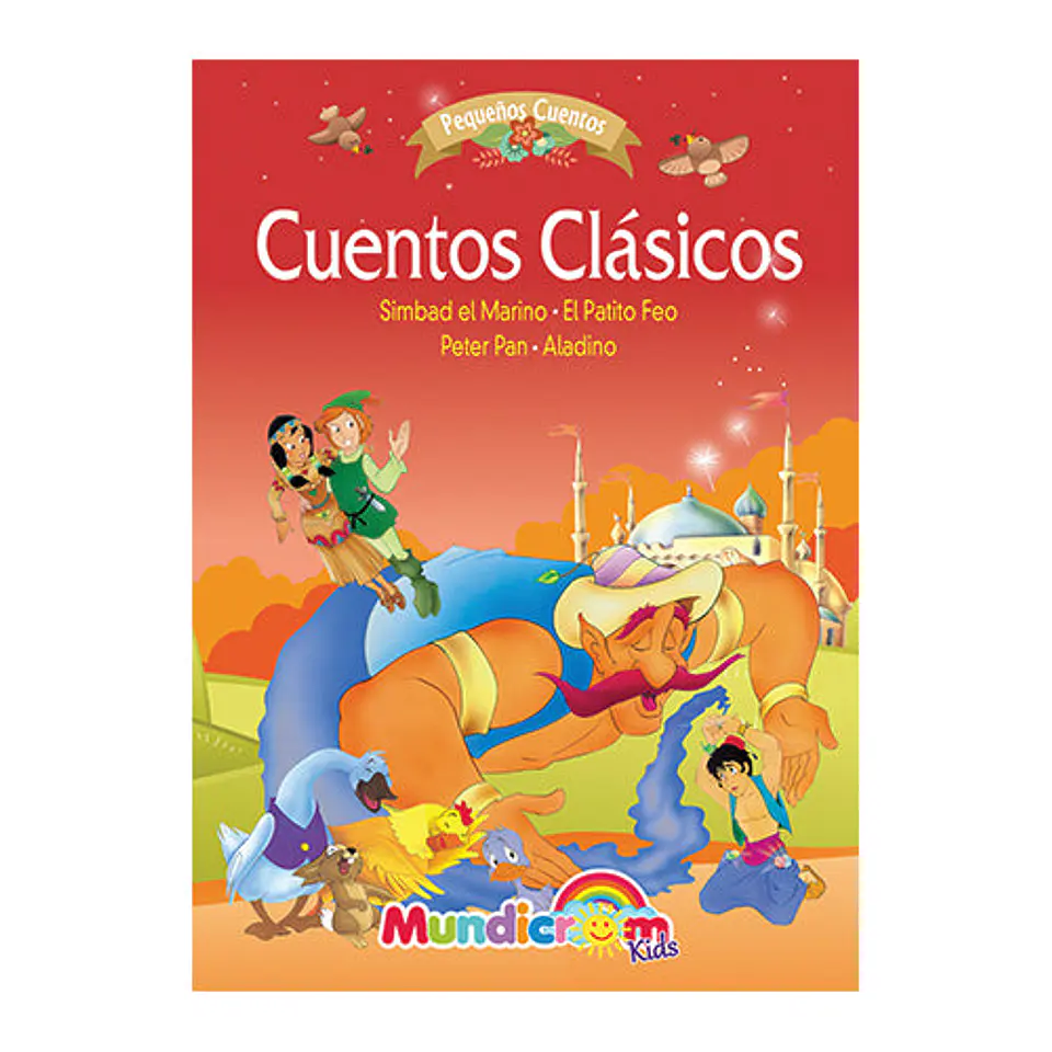 CUENTOS CLASICOS SIMBAD EL MARINO- EL PATITO FEO- PETER PAN- ALADINO 1