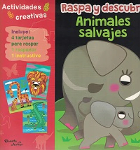 Raspa y descubre: Animales salvajes