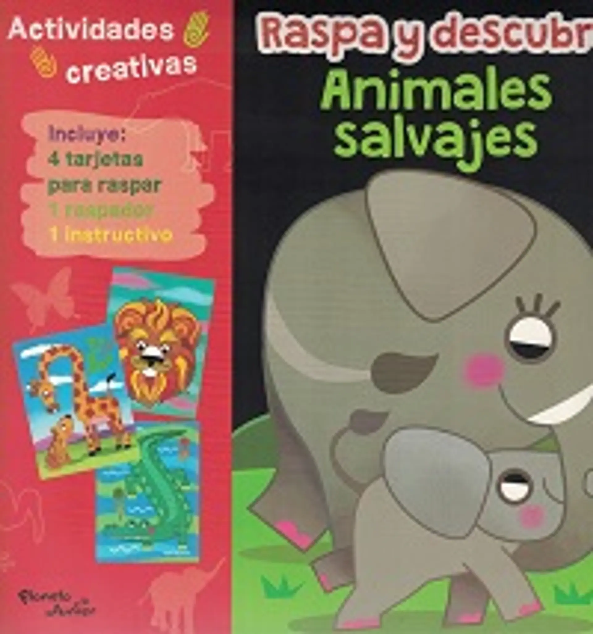 Raspa y descubre: Animales salvajes 1
