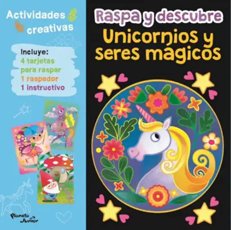 Raspa y descubre: Unicornios y seres mágicas 1