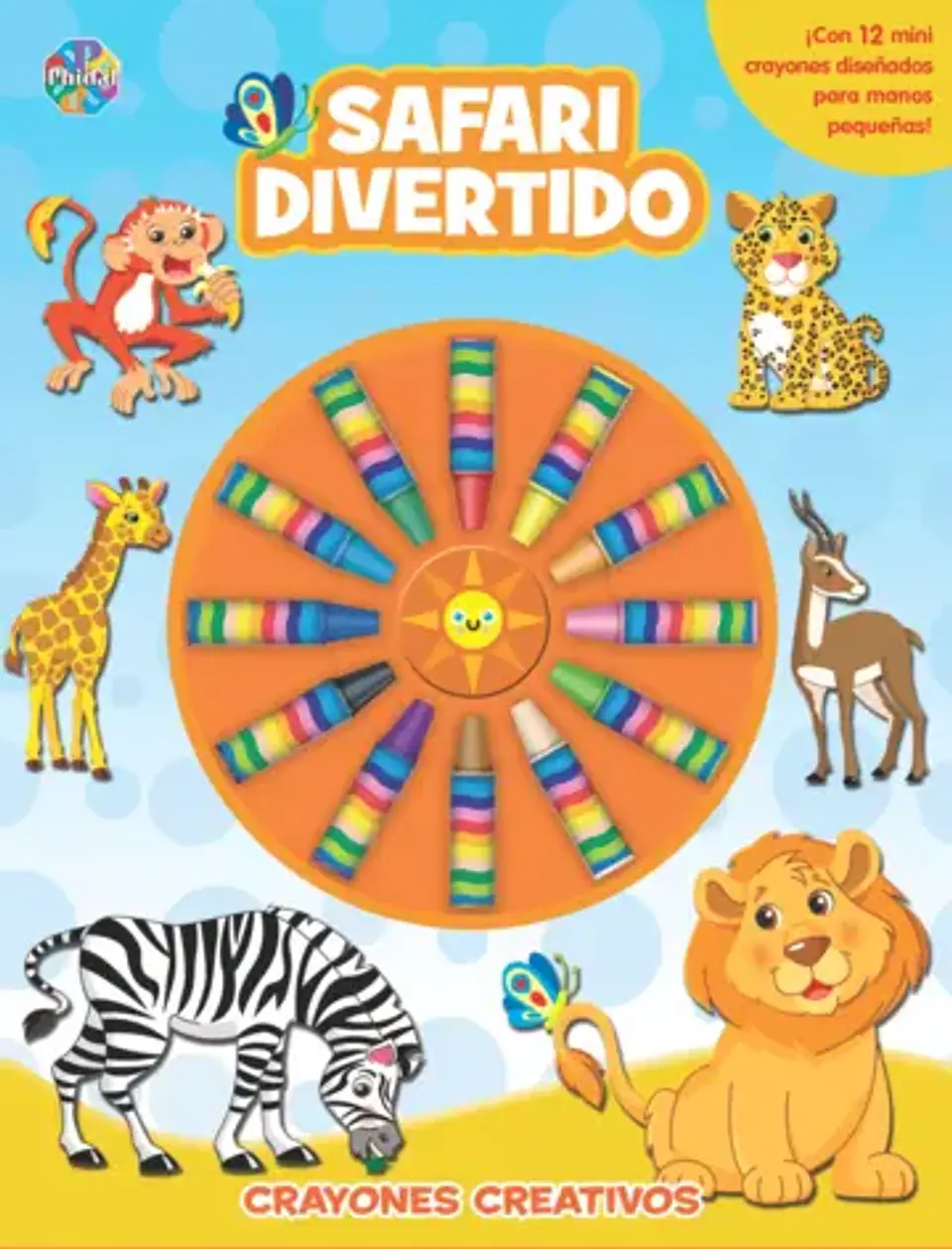 Safari divertido crayones creativos 1
