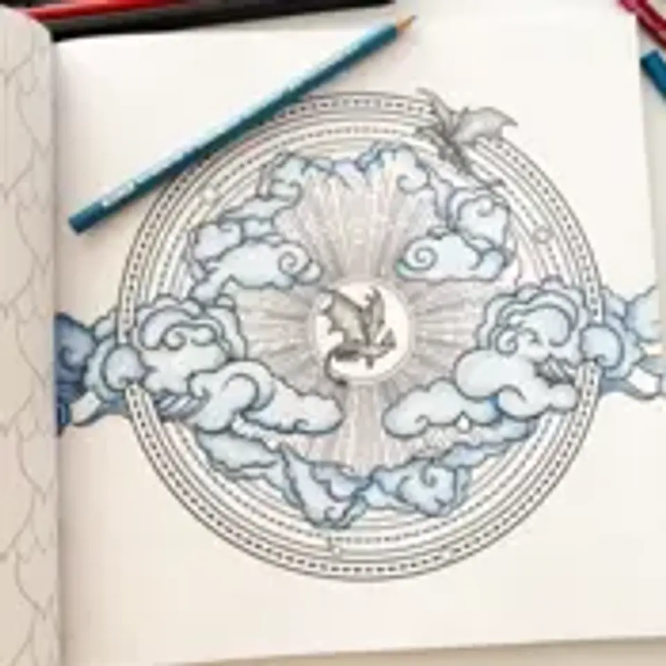 Libro oficial de Alas de sangre para colorear 2