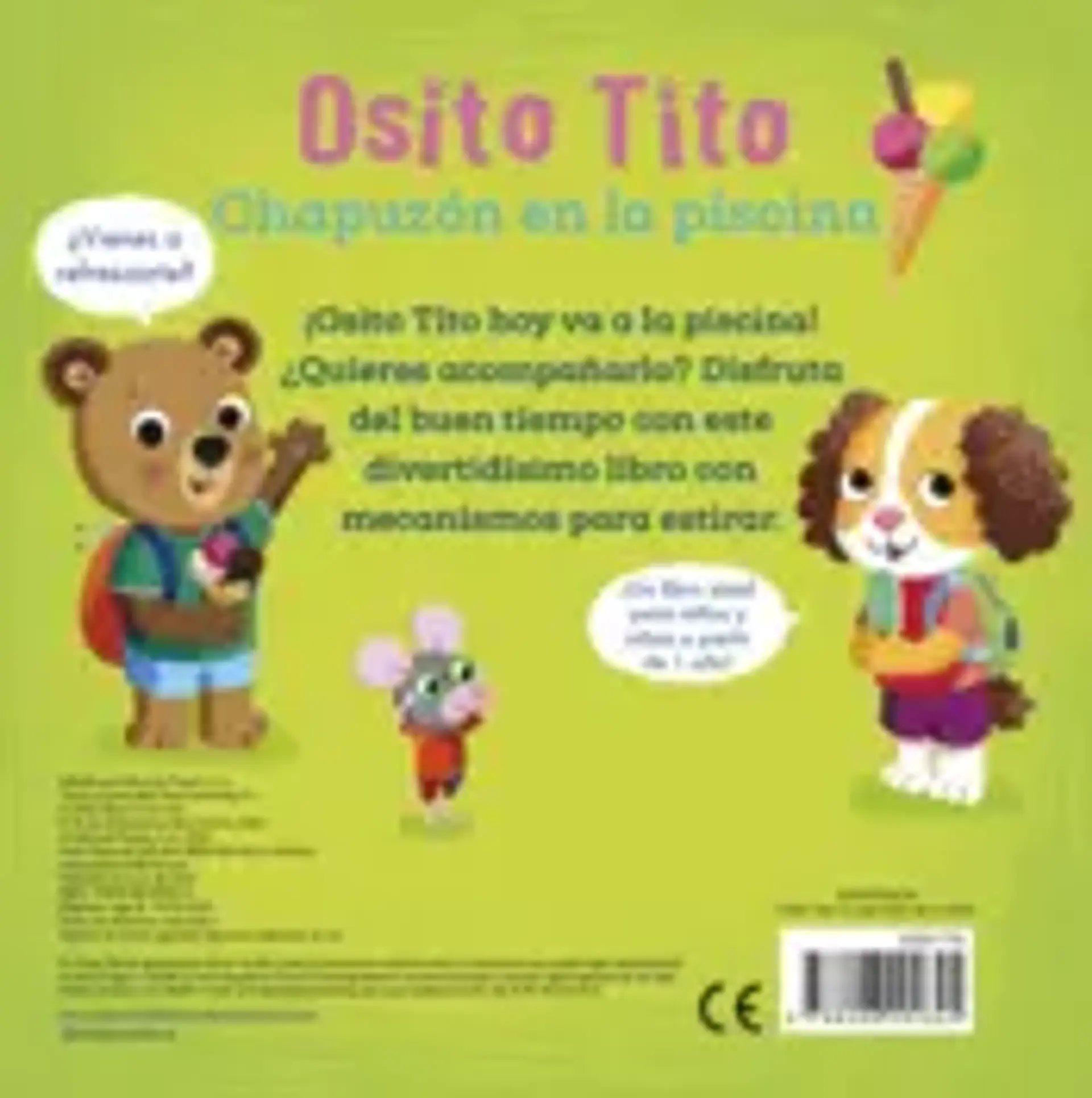 Osito tito. Chapuzón en la piscina 2