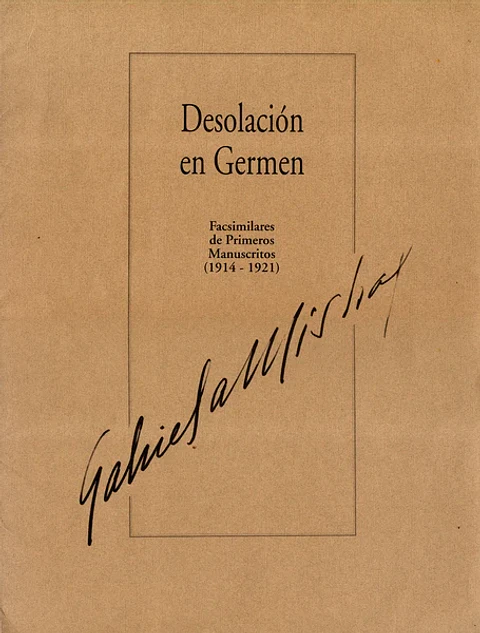 Desolación en germen (carpeta facsímil)