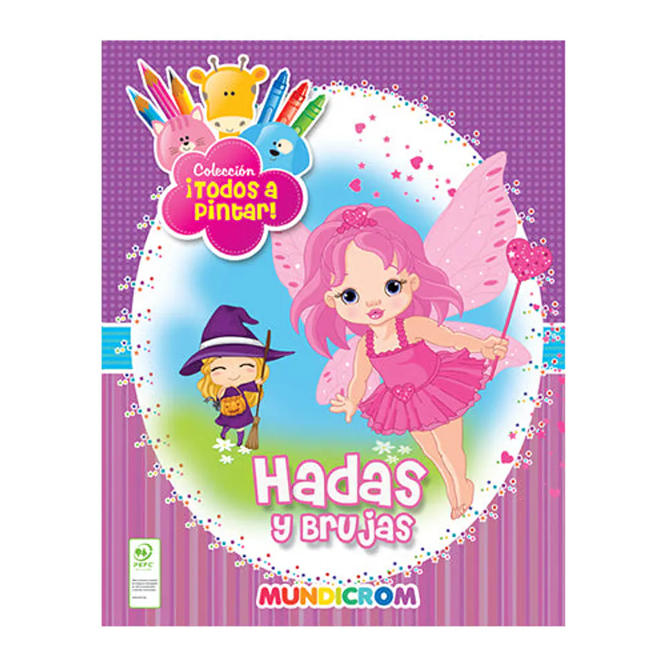 Hadas y brujas. Colección ¡Todos a pintar! 1