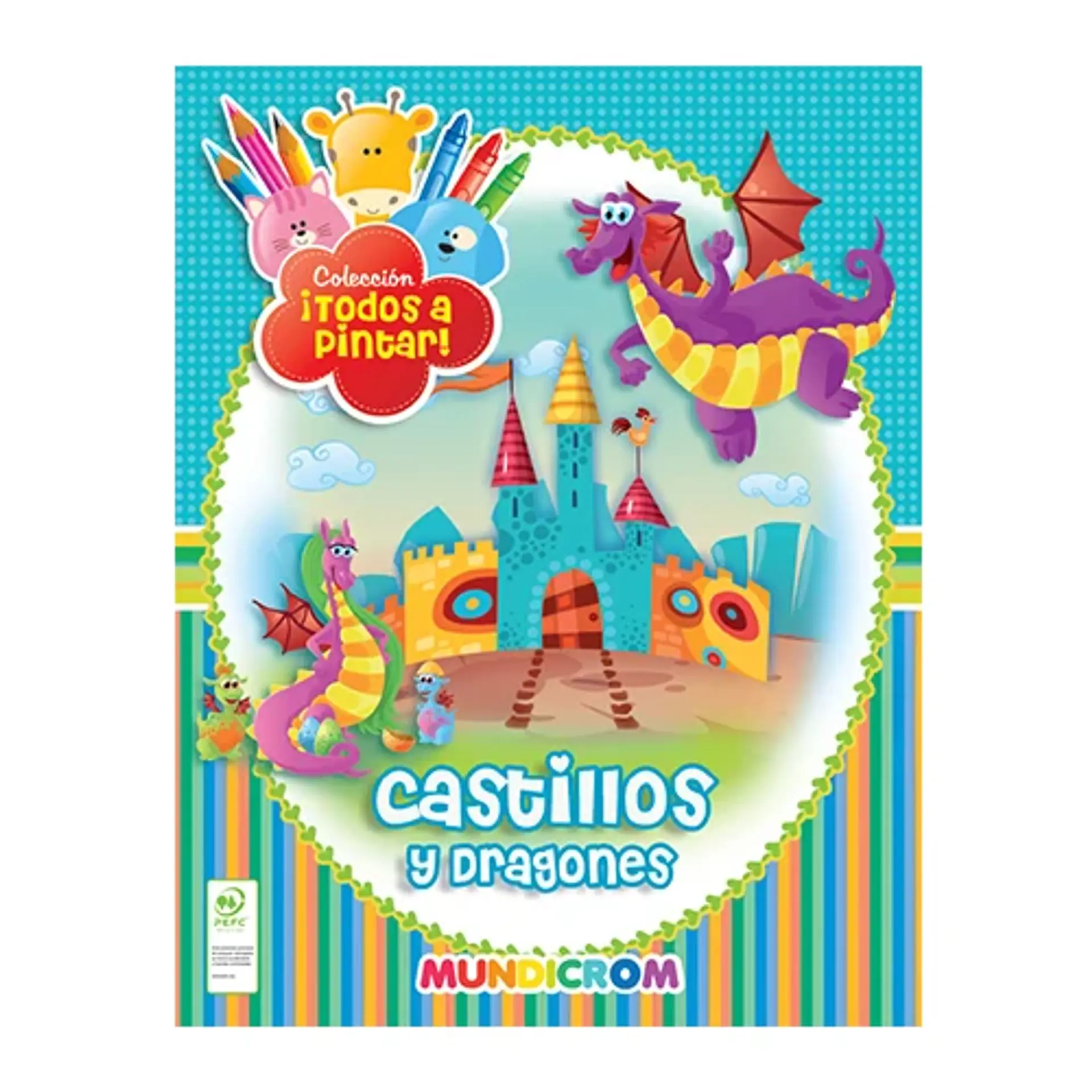 Castillos y dragones. Colección ¡Todos a pintar! 1