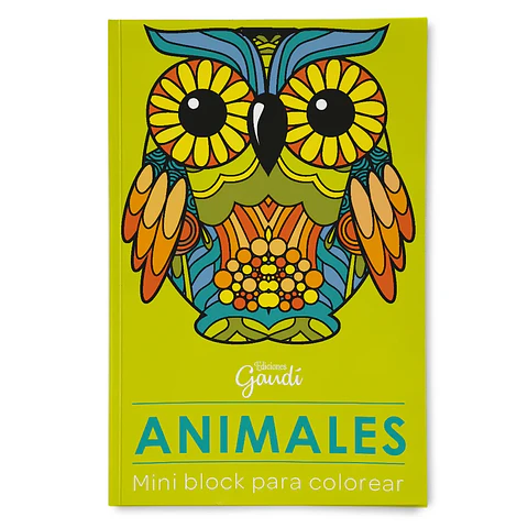 Animales. Mini block para colorear