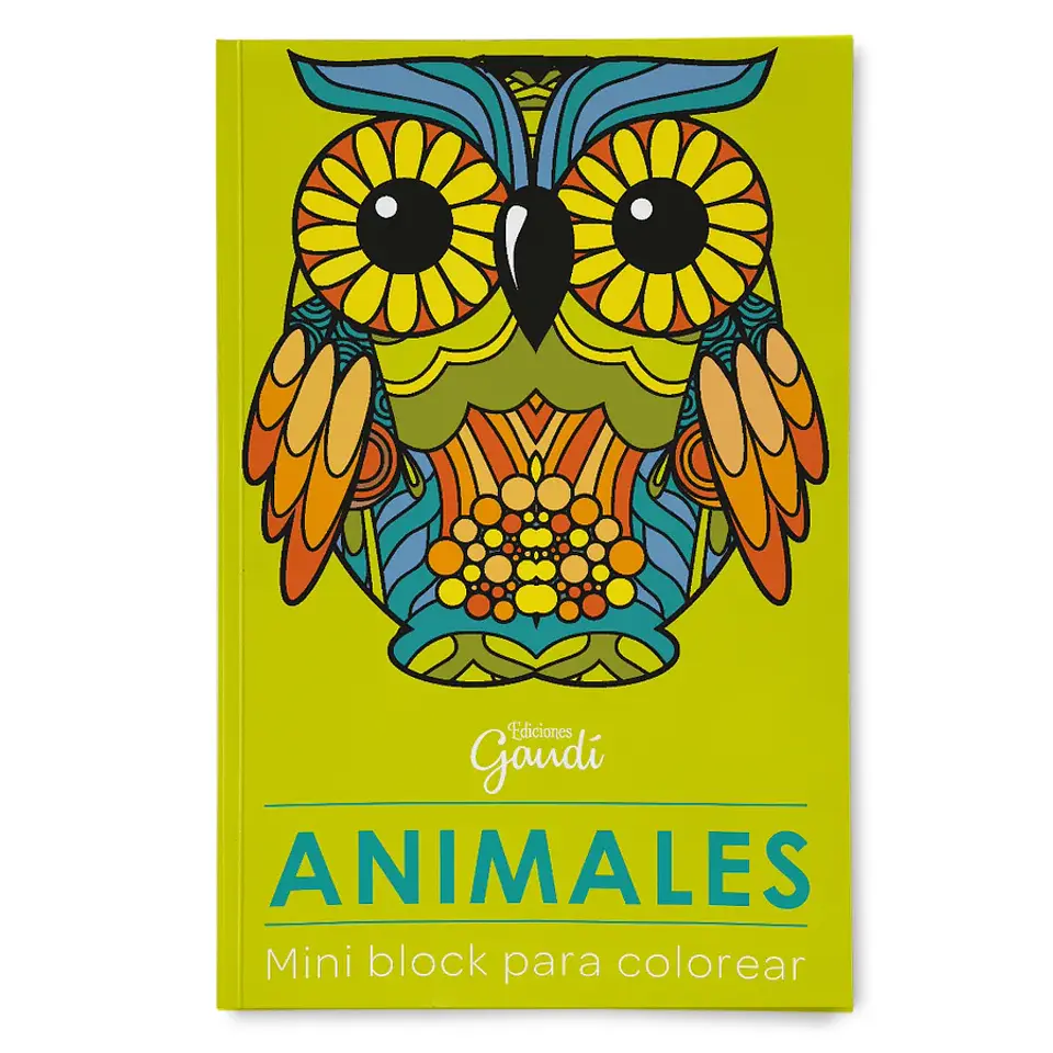 Animales. Mini block para colorear 1