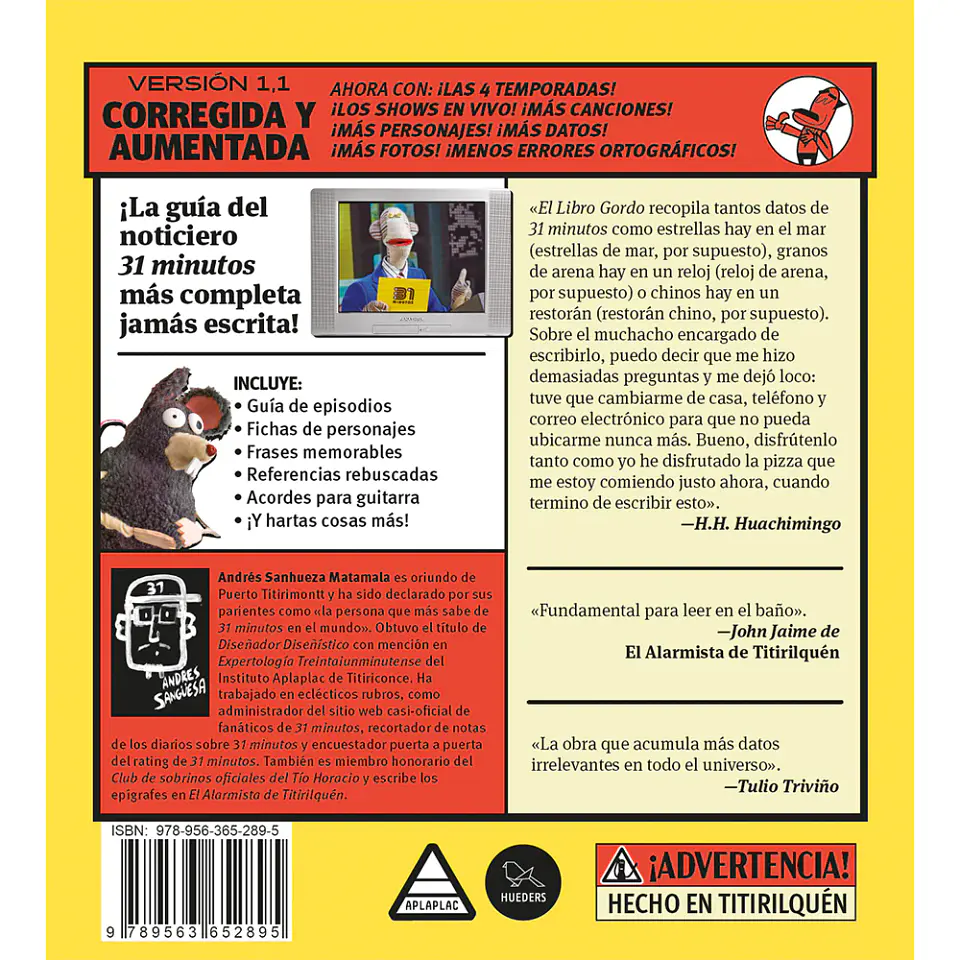 El libro gordo de 31 Minutos, Versión 1.1 Corregida y Aumentada. 2