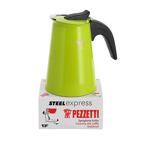 Cafetera  Steel Express 6 Tazas Pistacho